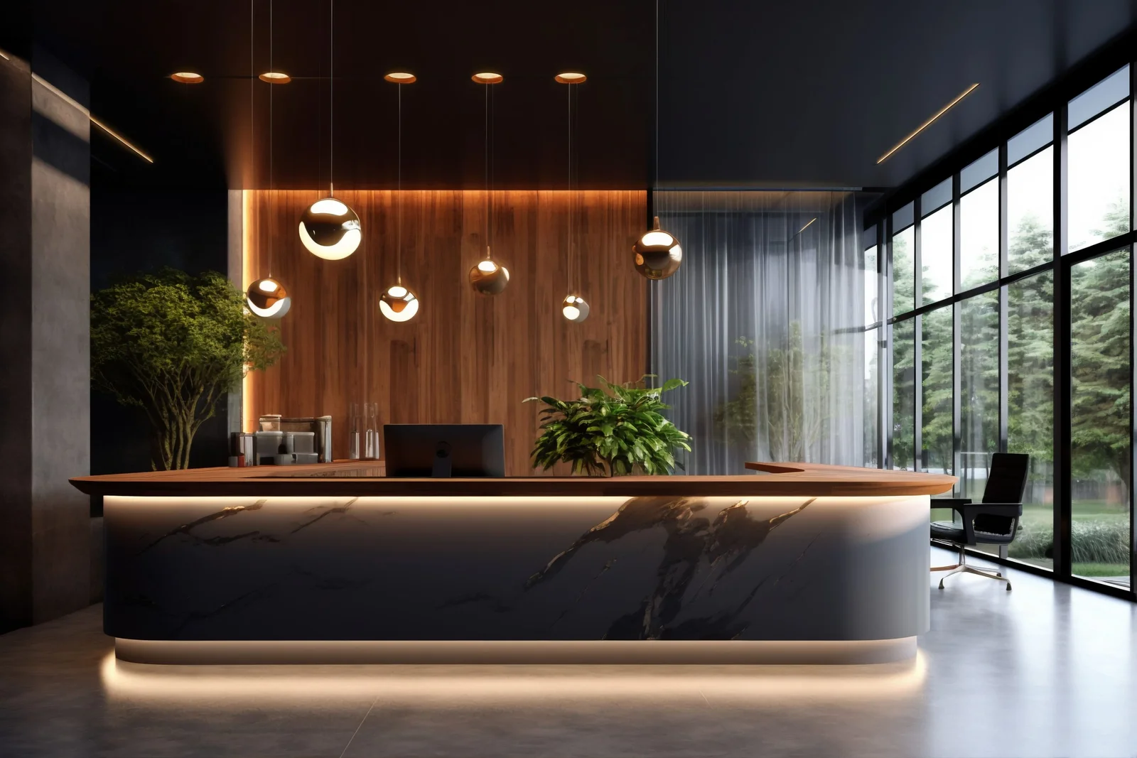 hotel custom built bar in Brooklyn